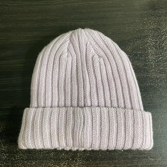 Nike Pink Ribbed Knit Beanie - Picture 2 of 2